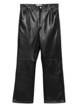 Кожаные брюки TONYWACK, черный