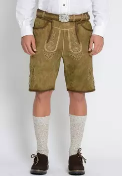 Кожаные брюки TRACHTEN JCC, песочный