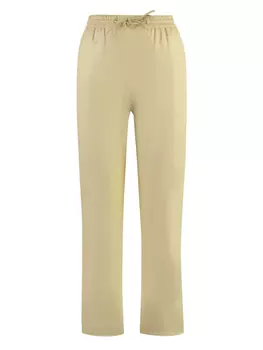Кожаные брюки Yves Salomon, желтый