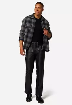 Кожаные брюки ZIMMERMANNS Ricano, черный