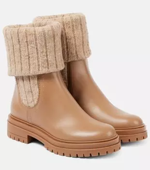 Кожаные челси Tenney Gianvito Rossi, Desert + Desert