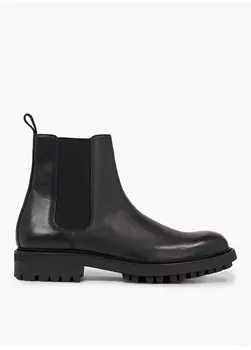 Кожаные черные мужские ботинки Calvin Klein