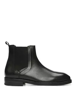 Кожаные черные мужские ботинки George Hogg