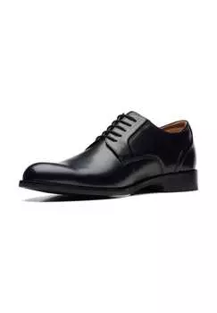 Кожаные деловые туфли Clarks, черный