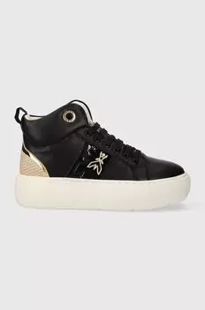 Кожаные детские кроссовки Patrizia Pepe, черный