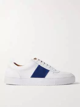 Кожаные и замшевые кроссовки Larry Pebble Grain Mr P., белый