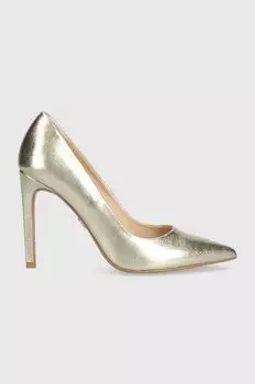 Кожаные каблуки Baldowski, золото
