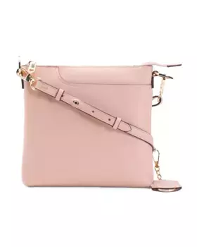 Кожаные карманы на молнии сверху через плечо Radley London, светло-розовый