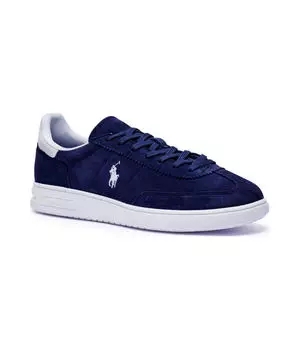 Кожаные кеды Бедфорд Polo Ralph Lauren, синий