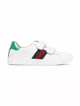 Кожаные кеды Gucci Ace Gucci, белый