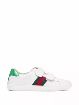 Кожаные кеды Gucci Ace Gucci, белый