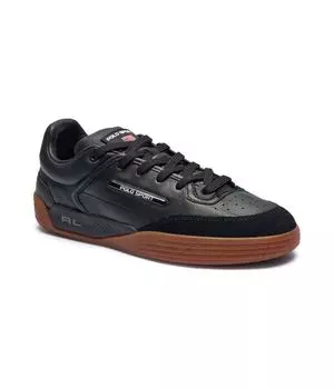 Кожаные кеды ps 150-sk-ltl Polo Ralph Lauren, черный