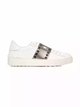 Кожаные кеды Rockstud Untitled Valentino Garavani, мультиколор