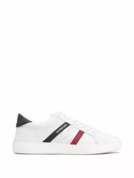 Кожаные кеды с логотипом Moncler, мультиколор