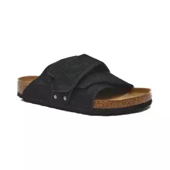 Кожаные киотские тапочки Birkenstock, черный