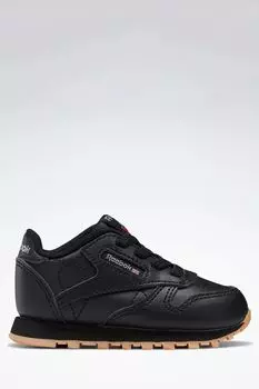 Кожаные классические кроссовки Reebok, черный