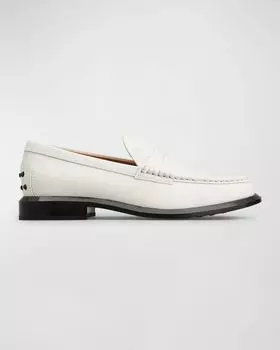 Кожаные классические пенни-лоферы Tod's, цвет Natural