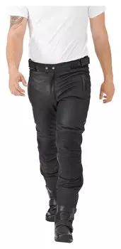 Кожаные комбинированные брюки DL-PM-5 Detlev Louis, черный