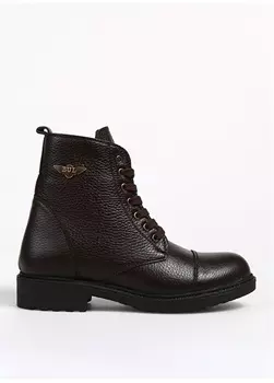 Кожаные коричневые женские ботинки Bulldozer