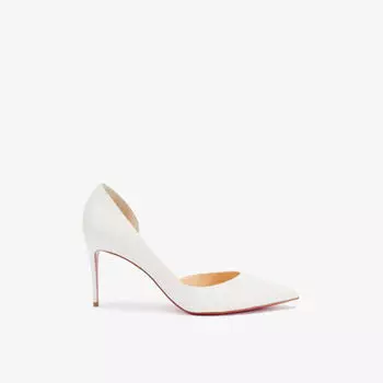 Кожаные корты Iriza 85 Christian Louboutin, цвет bianco