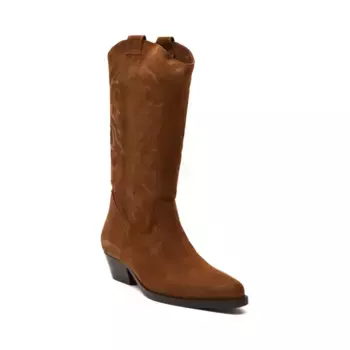 Кожаные ковбойские сапоги Ba&Sh, коричневый