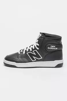 Кожаные кроссовки 480 с логотипом New Balance, черный