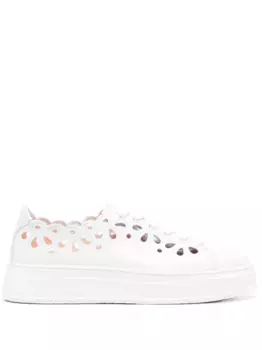 Кожаные кроссовки AGL, белый