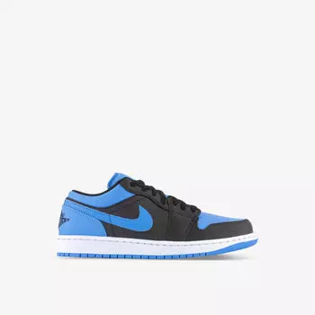 Кожаные кроссовки Air Jordan 1 Low с низким берцем Jordan, черный