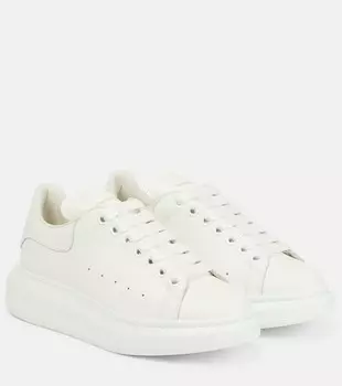 Кожаные кроссовки Alexander McQueen, белый
