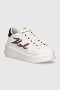 Кожаные кроссовки ANAKAPRI Karl Lagerfeld, белый