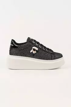 Кожаные кроссовки ANAKAPRI Karl Lagerfeld, черный