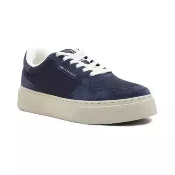 Кожаные кроссовки Armani Exchange, синий