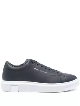 Кожаные кроссовки Armani Exchange, синий