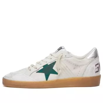 Кожаные кроссовки Ball Star Golden Goose, белый