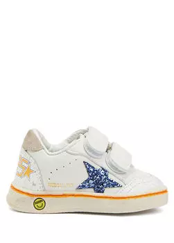 Кожаные кроссовки Ballstar для мальчиков Golden Goose, белый