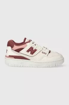 Кожаные кроссовки BBW550DP New Balance, белый