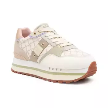 Кожаные кроссовки Blauer, бежевый