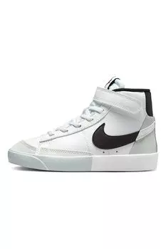 Кожаные кроссовки Blazer Mid '77 Nike, черный