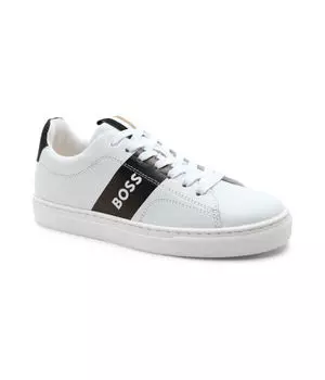 Кожаные кроссовки Boss Kidswear, белый