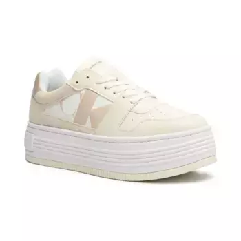 Кожаные кроссовки Calvin Klein, экрю