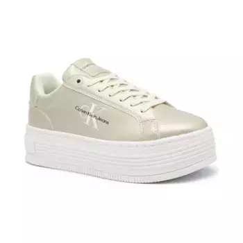 Кожаные кроссовки Calvin Klein, экрю