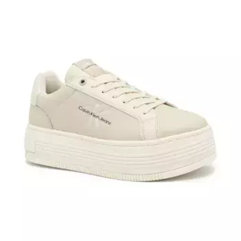 Кожаные кроссовки Calvin Klein, бежевый