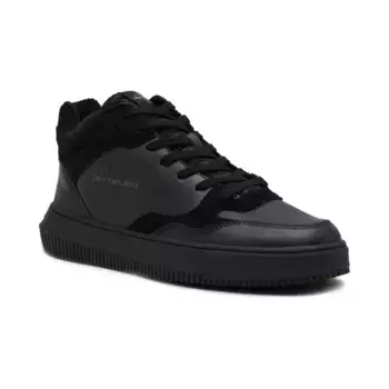 Кожаные кроссовки Calvin Klein, черный