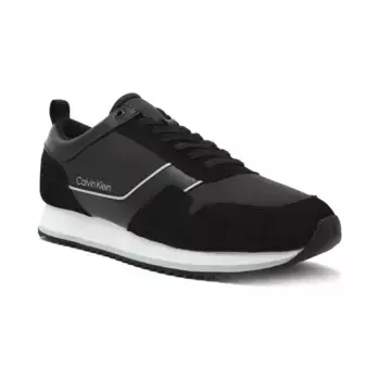 Кожаные кроссовки Calvin Klein, черный