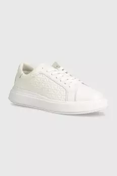 Кожаные кроссовки Calvin Klein HM0HM01498, белый