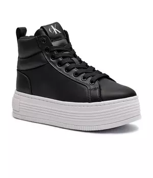 Кожаные кроссовки CALVIN KLEIN JEANS, черный