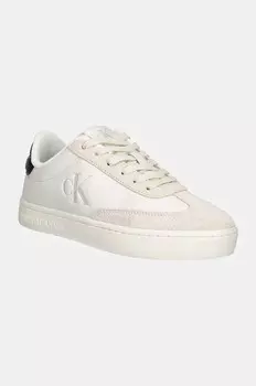 Кожаные кроссовки Calvin Klein Jeans CLASSIC CUPSOLE LOW MG MIX, белый