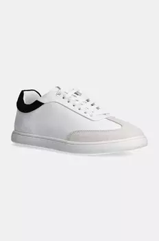 Кожаные кроссовки Calvin Klein LP CUPSOLE LACE UP LTH MIX, белый