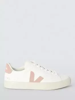 Кожаные кроссовки campo VEJA, цвет White/Blush