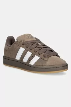 Кожаные кроссовки Campus 00s Adidas Originals, коричневый